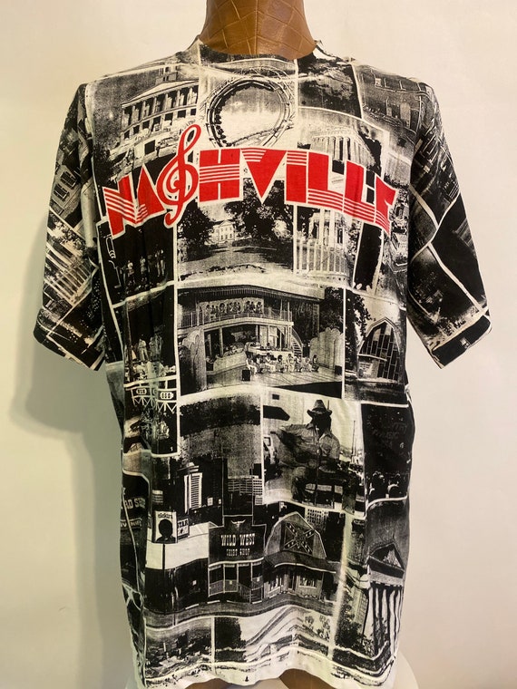 Nashville all over print tee