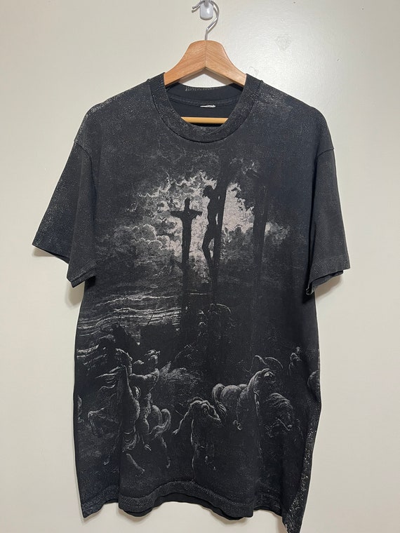 Vintage Gustave Dore The Crucifixion Of Jesus Tee