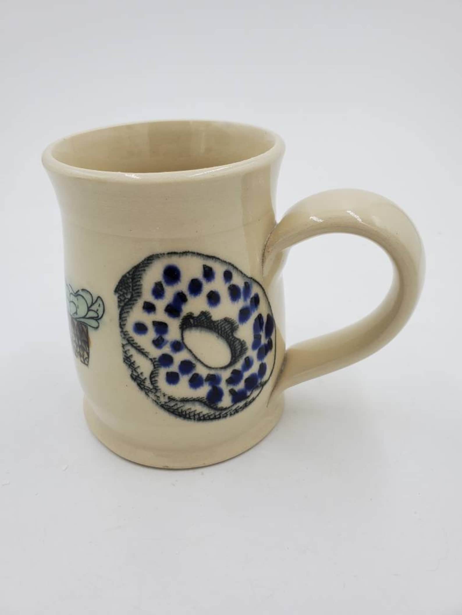 Pottery Handmade Doughnuts and Plant Mug Etsy UK