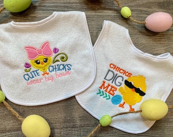 Eastertime Baby Bibs