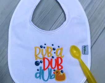 Embroidered Nursery Rhyme Infant Bibs