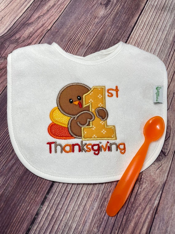 First Thanksgiving Turkey Bib