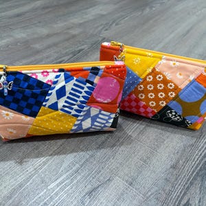 Candy Cutie Quilted Patchwork Pouch
