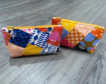 Candy Cutie Quilted Patchwork Pouch