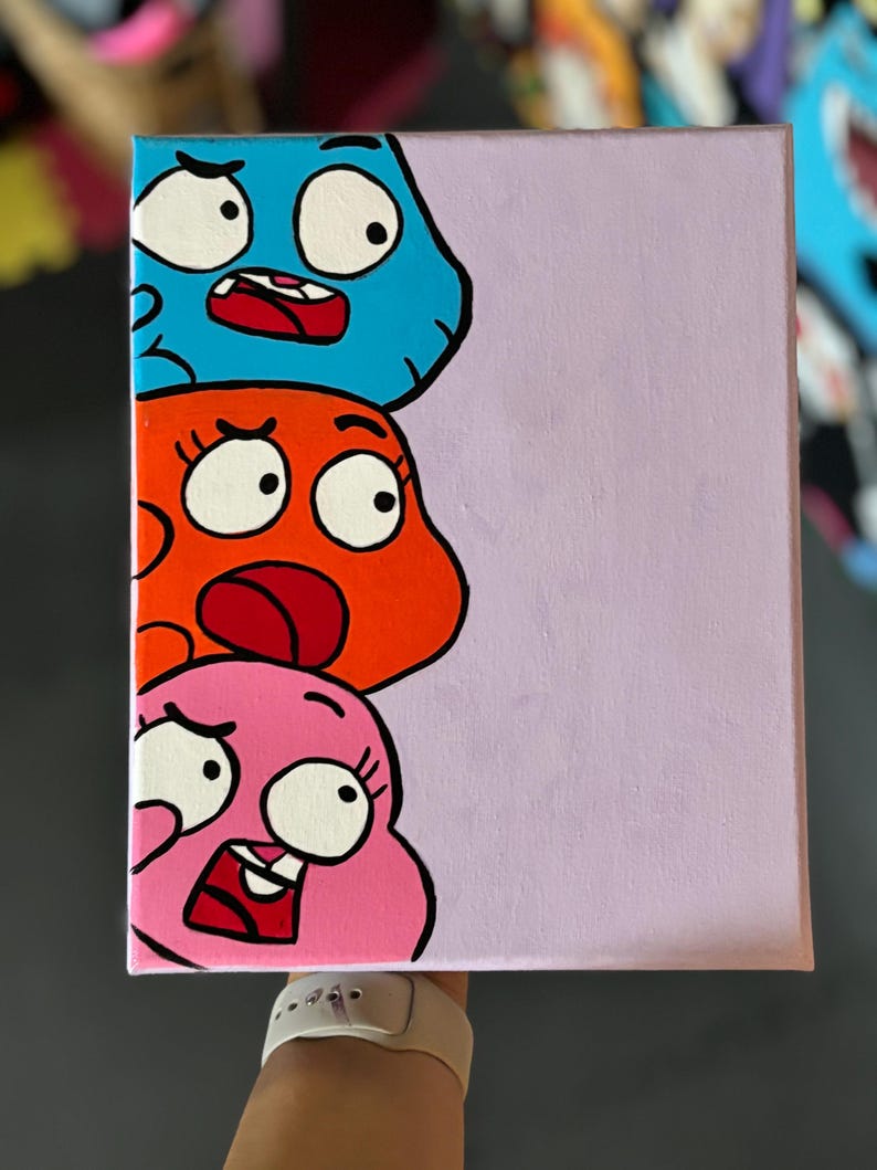 The Amazing World Of Gumball The Painting Amazing World of Gumball Painting - Etsy