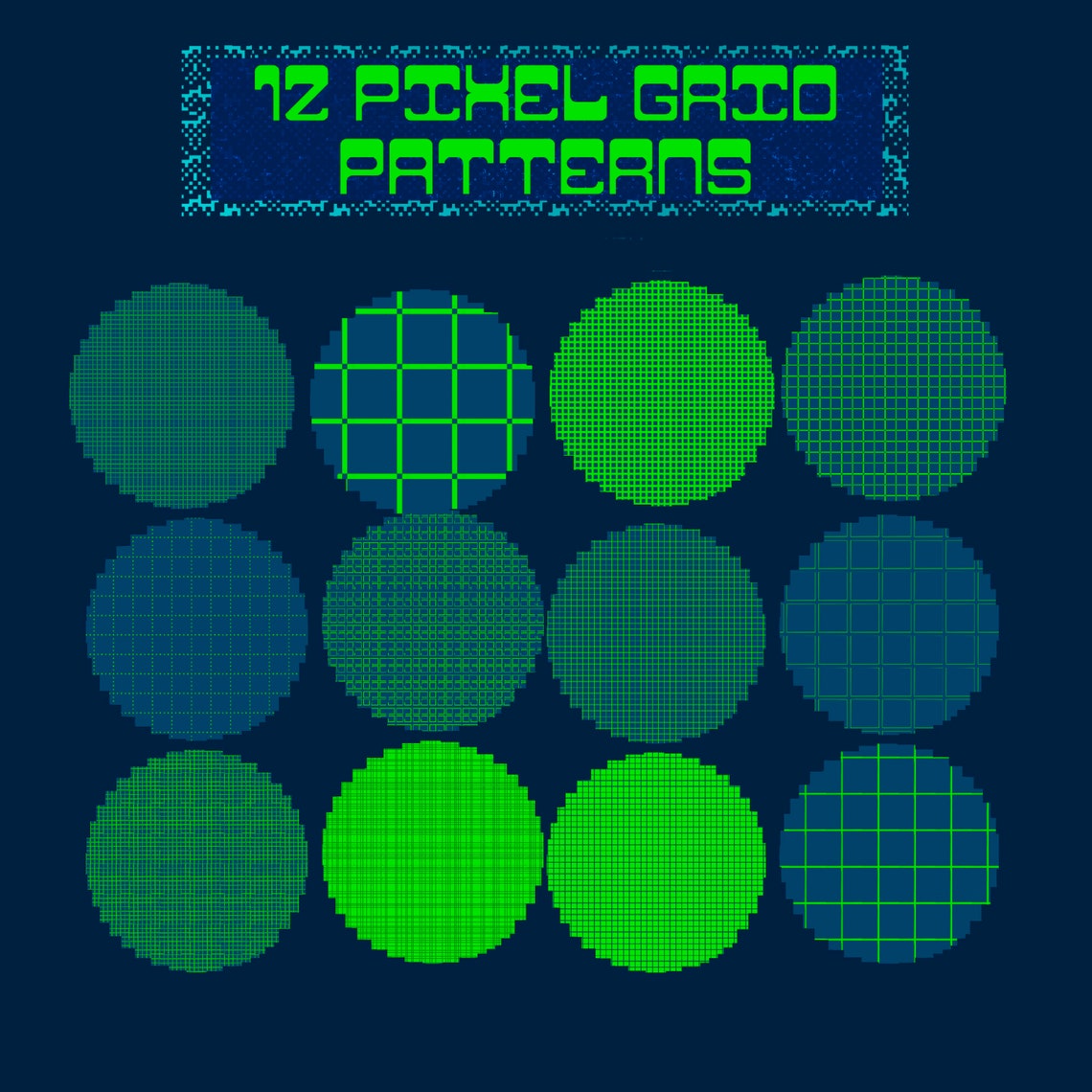 Procreate brushes Pixel Brush set 2.0 100 brushes Complete Etsy