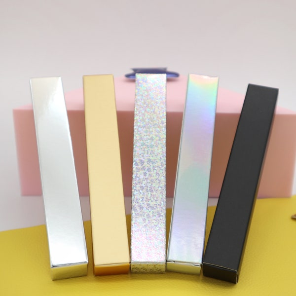 20×20×130mm lip gloss packaging perfume paper boxes lip oil boxes gift boxes