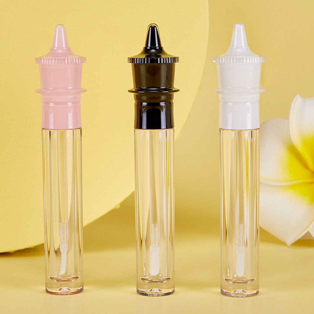 6ml Tower Lid Lip Gloss Tube Empty Lip Gloss Container Pink Etsy