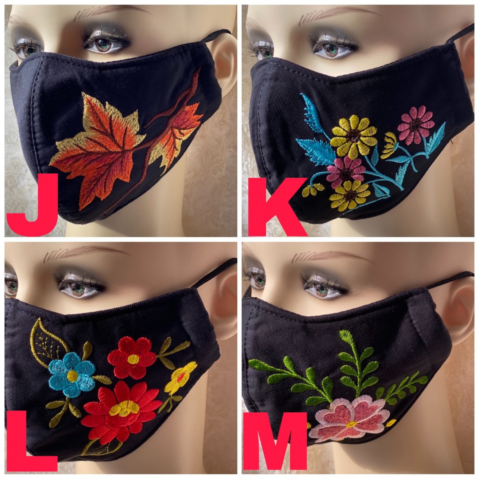 Face Mask Washable Sent From the UK With 4 Layers Mens Womens - Etsy UK