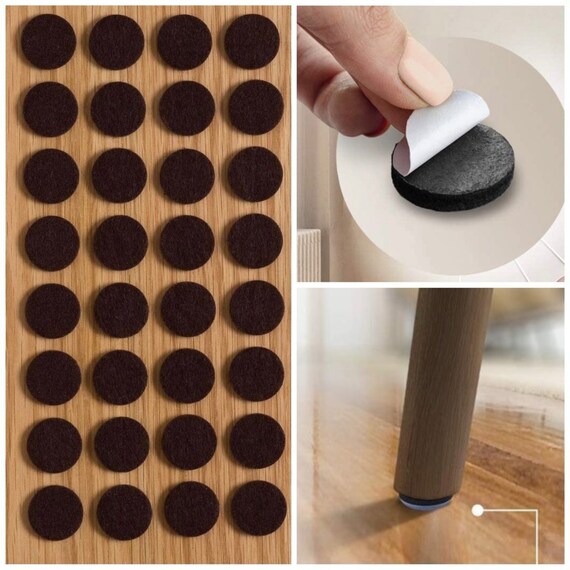 Felt Pads Self Adhesive Floor Protectors Chair Leg Table Anti Scratch Furniture Feet Round Square Hardwood Laminate Heavy Duty Etsy UK