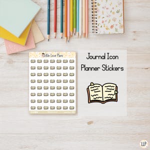 Journal planner stickers for daily reflection Cute journal icons for memory keeping days Kawaii journal stickers for tracking thoughts