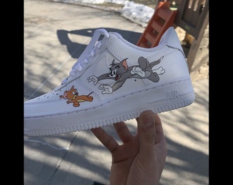 custom air force 1 tom and jerry