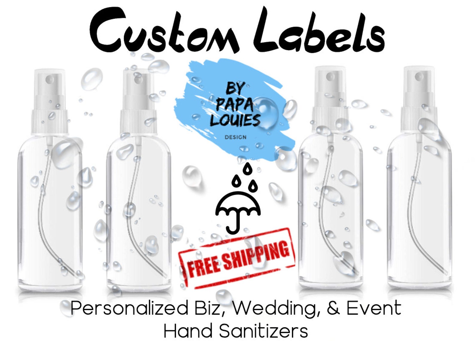 personalized spray bottles
