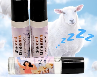 Sweet Dreams Perfume Oil | Sea Salt & Lavender Fragrance | Calming Spa Scent | Relaxing Roll-On Perfume | Handmade Perfume Oil