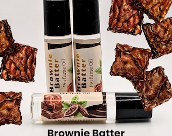 Aceite perfumado Brownie Batter / Aroma a chocolate gourmand en capas / Roll-on de 7 ml