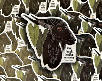 STICKER | Live, Laugh, Lucifer, and Plants.