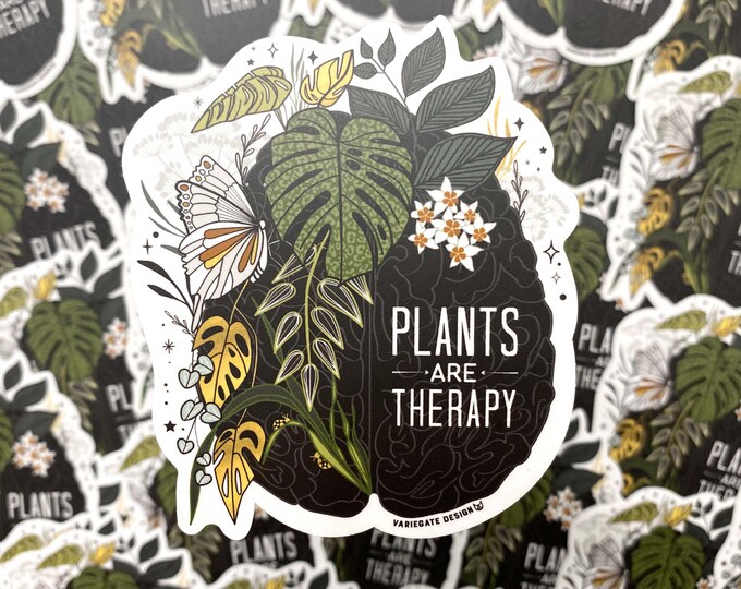 STICKER | Plants Are Therapy