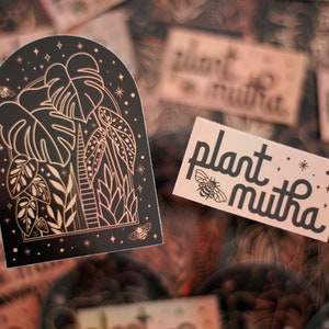 STICKER | Holographic Plant Mutha Set