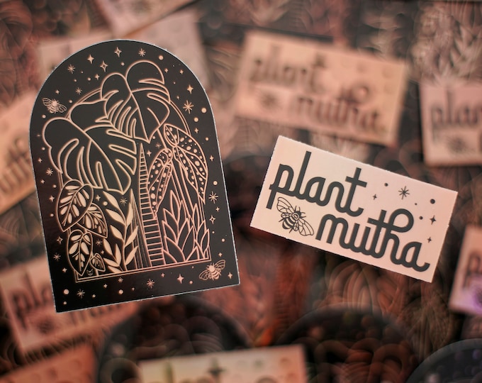 STICKER | Holographic Plant Mutha Set
