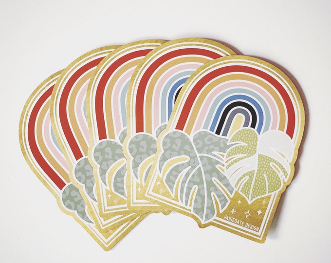 MAGNET | Rainbow Monstera