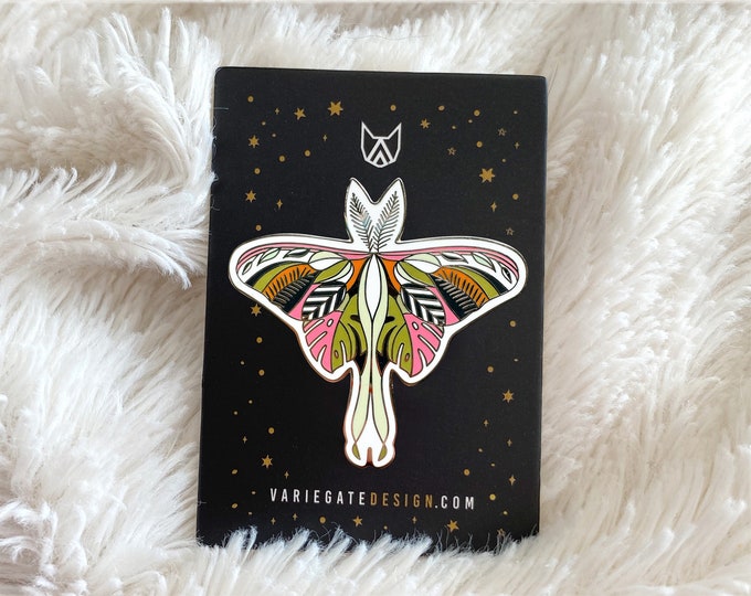 HARD ENAMEL PIN | Luna Moth