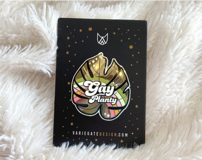 HARD ENAMEL PIN | Gay and Planty