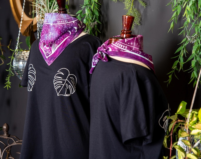 Monstera Titties Black- Dolman T-Shirt