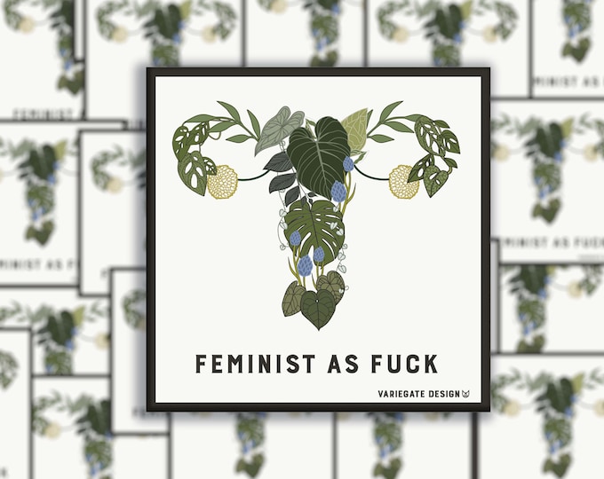 STICKER | Feminist as FUCK