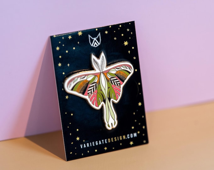 HARD ENAMEL PIN | Luna Moth
