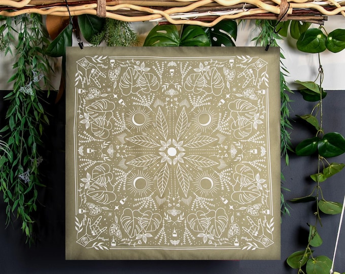 Monstera Plant Squad Bandana | Green