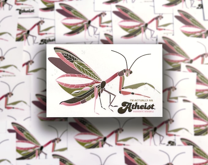 STICKER | Atheist Mantis