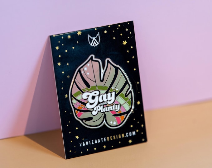 HARD ENAMEL PIN | Gay and Planty