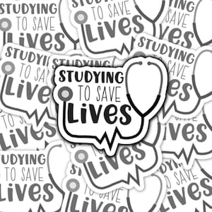 Nursing Student Stickers | nursing student | healthcare student | nursing school | waterbottle sticker | vinyl sticker