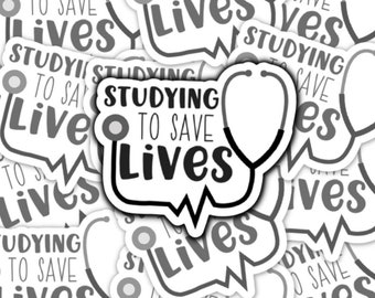 Nursing Student Sticker: Waterproof Vinyl Decal