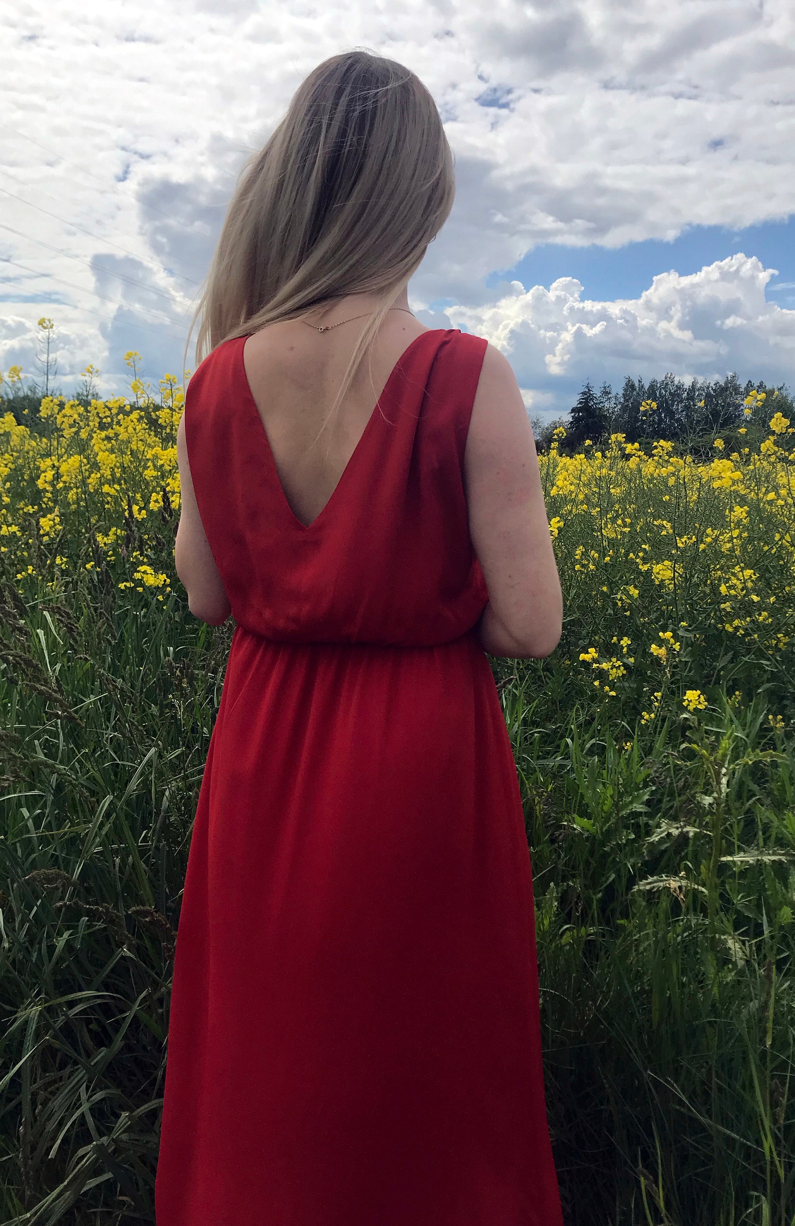 PDF Elegant Dress Pattern Instant Download Intermediate Sewing Pattern