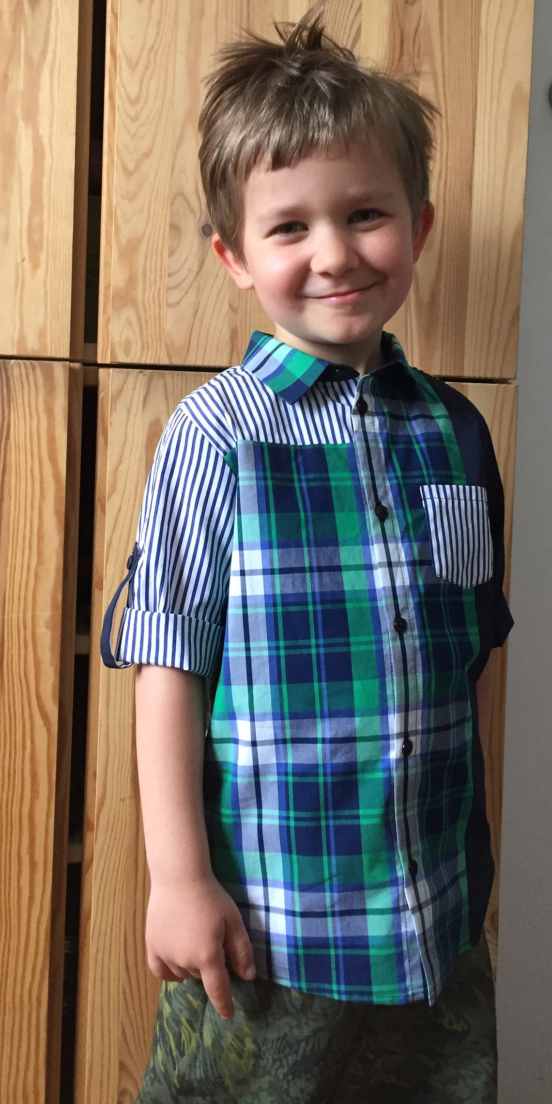 Pdf kids shirt pattern instant download intermediate etsy