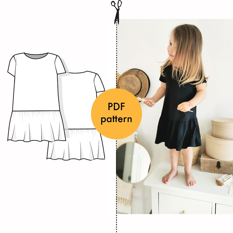 PDF Mommy and Daughter Dress Pattern Daughter Dress Etsy