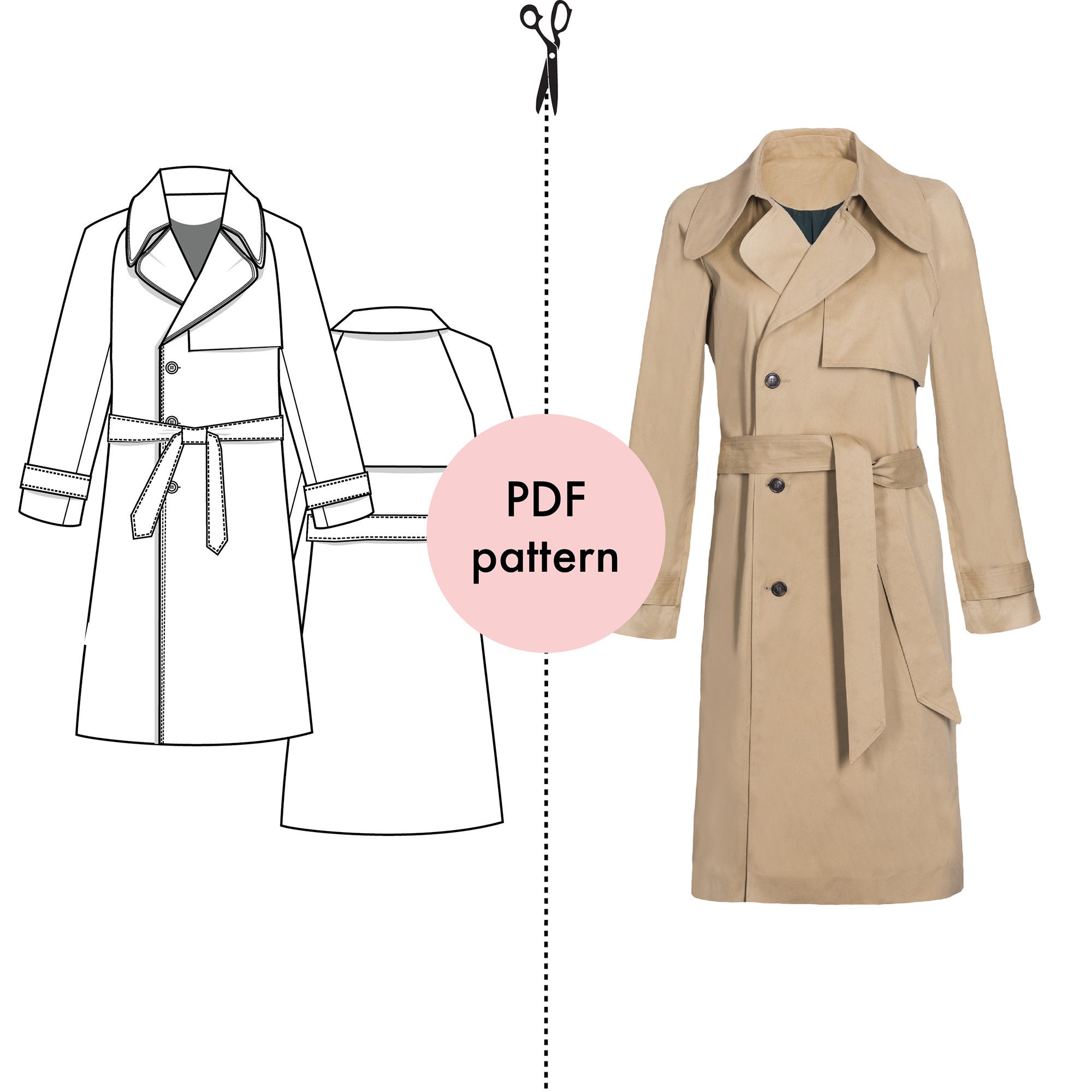 41+ Designs Trench Coat Sewing Pattern Mens - ShineadeEdit