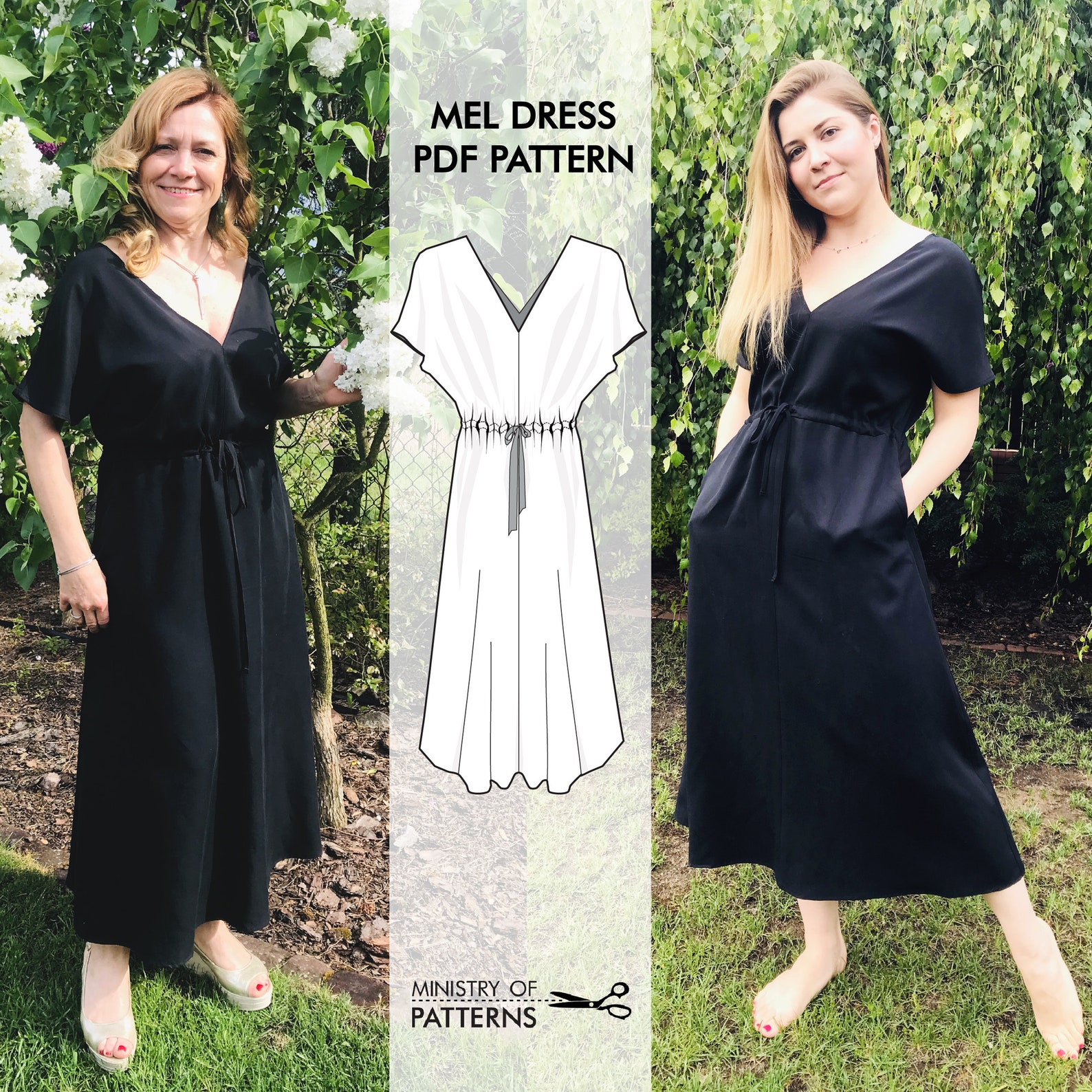 PDF Summer Dress Pattern Beginner Sewing Pattern Instant | Etsy