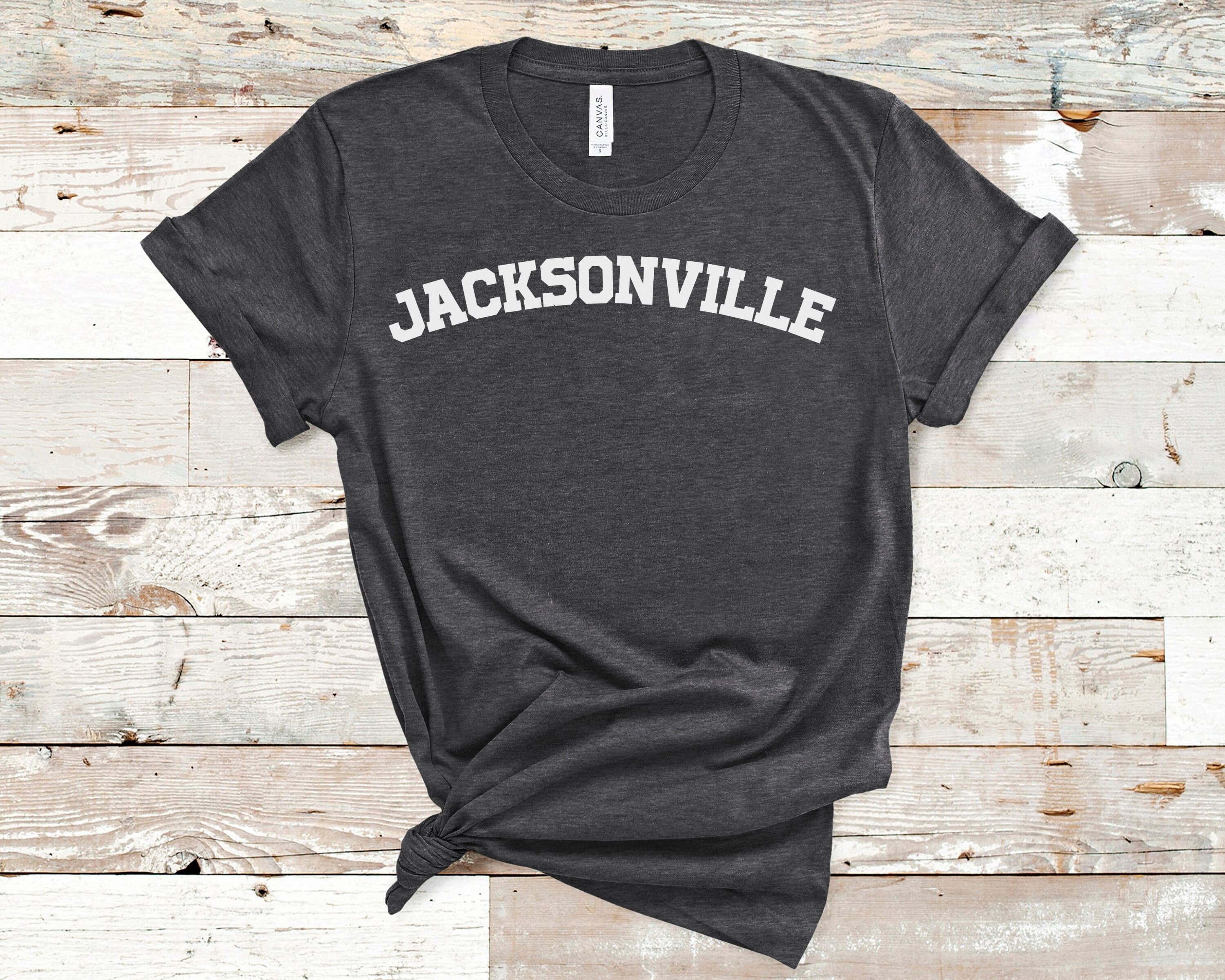 Jacksonville Shirt Jacksonville Tee Jacksonville Tshirt Etsy