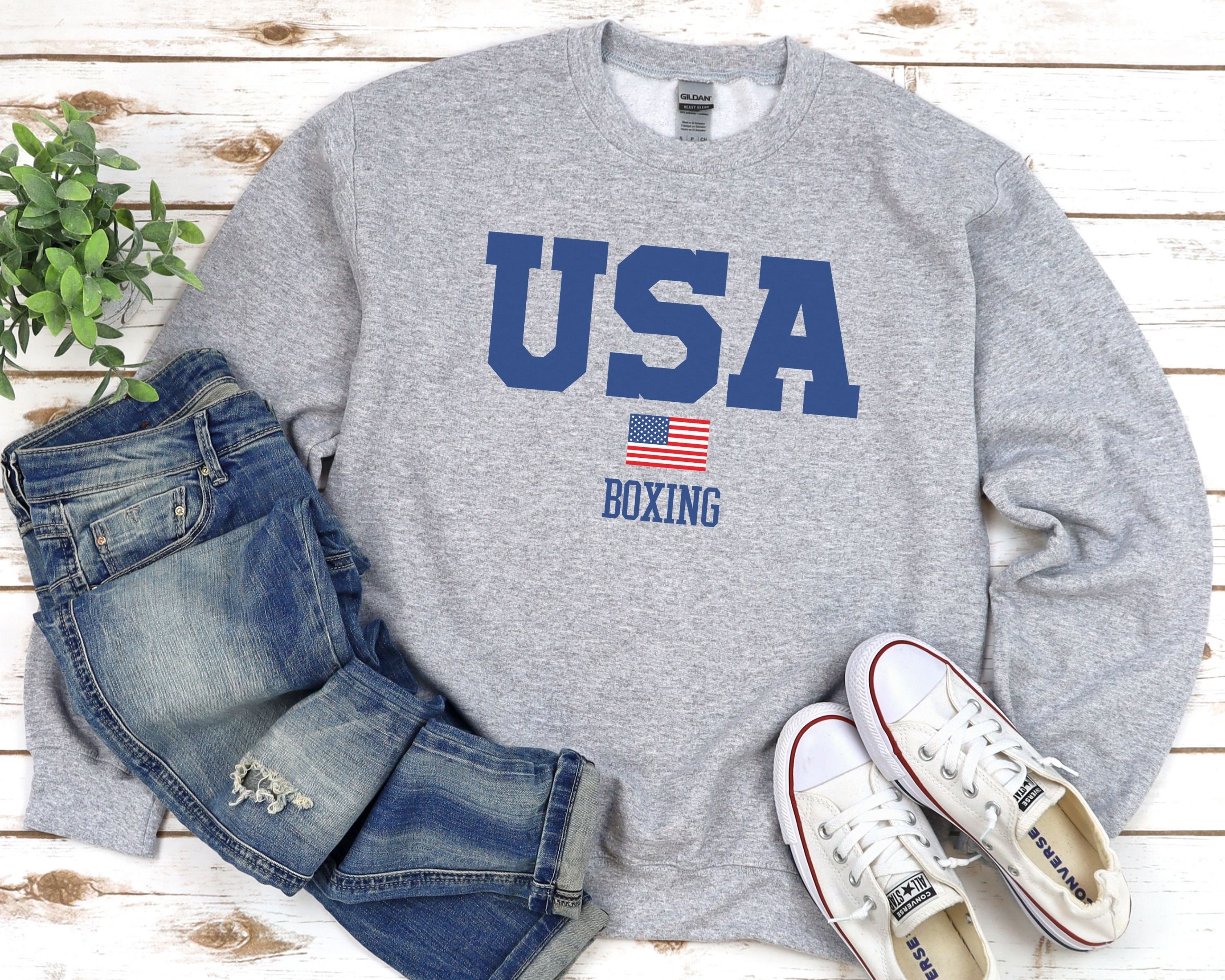 usa boxing sweatshirt