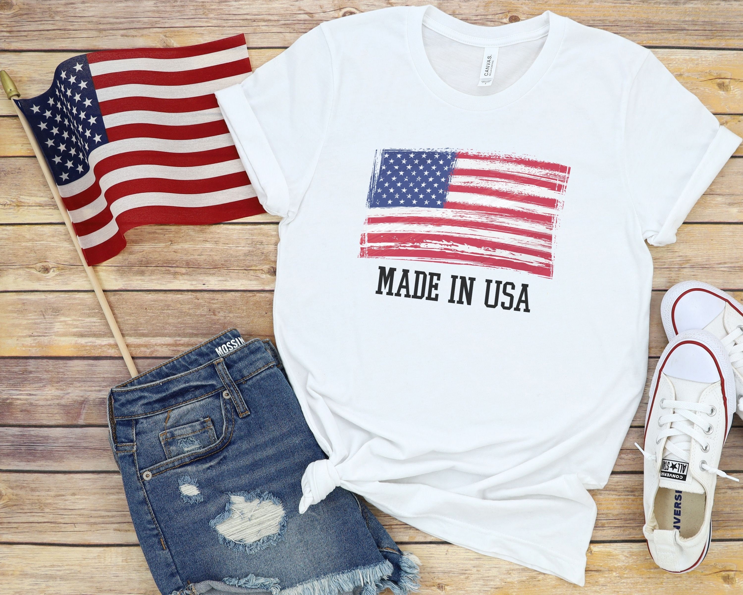 Made in USA Shirt Made in USA Tee Made in USA TShirt Etsy