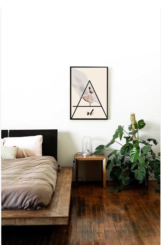 Arte de pared tipográfica tipografía arte de diseño moderno | Etsy