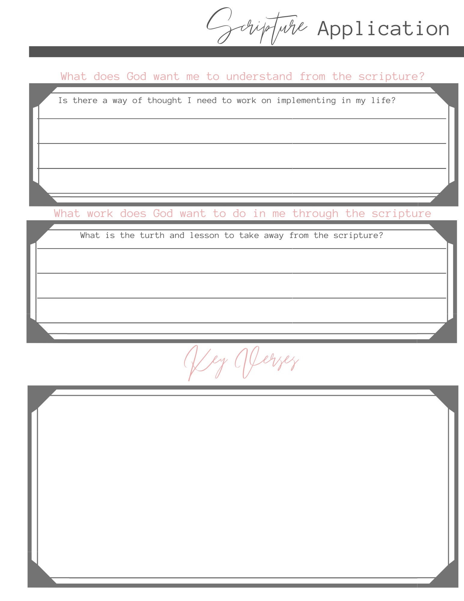 Bible Study Printable - Etsy