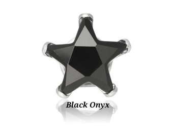Three Different Size Star Stud Earrings Personalized Star Earrings Birthday Gifts 10pcs-S108