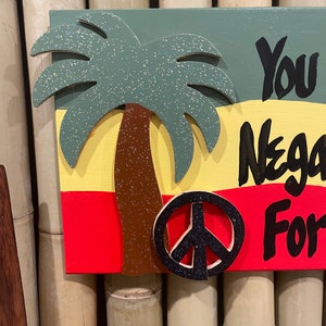 Handmade Bob Marley Quote Wood Sign, Reggae Rasta Decor - Etsy