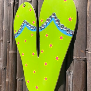 I’m A Flip Flop Kinda Girl Door Hanger| Hand Painted Flip Flop Sign ...