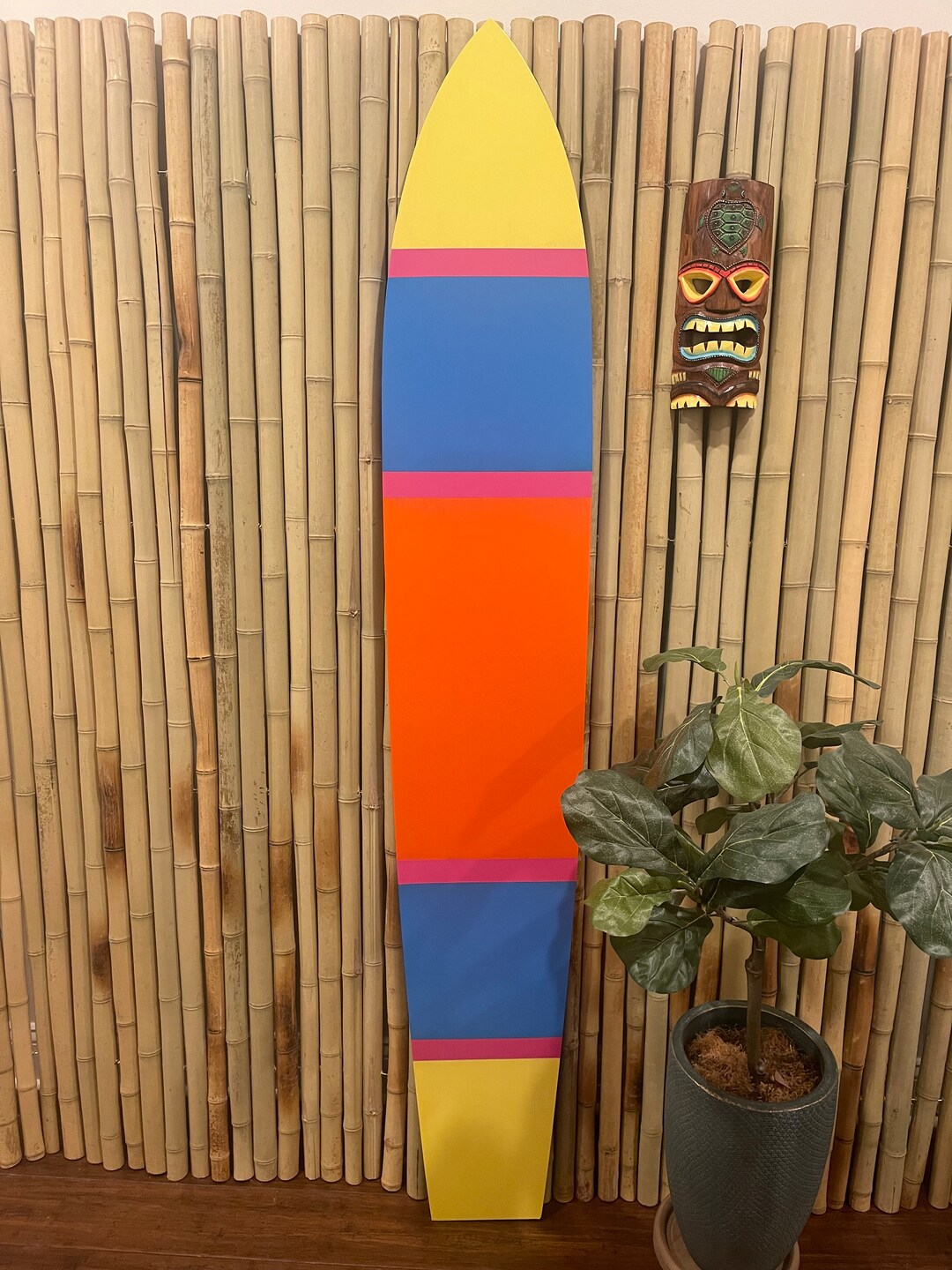 Surfboard Wall Art Surf Decor Surfer Art Surf Board Wood Etsy