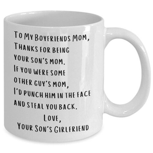 Boyfriend Mom Gift Boyfriends Mother Christmas Gift to My Etsy