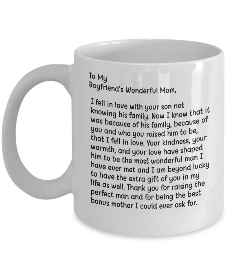 Boyfriends Mom Christmas Gift for Boyfriend Mom Gift to My - Etsy